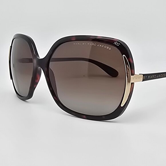 Marc Jacobs MMJ115/P/S Dark Havana Frame Polarized Brown Gradient Sunglasses - Picture 1 of 16